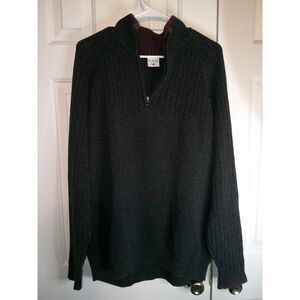 Columbia Quarter Zip Pullover Sweater‎ Mock Neck Long Sleeve Mens